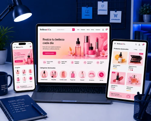 Tiendas virtuales para belleza y cosmética