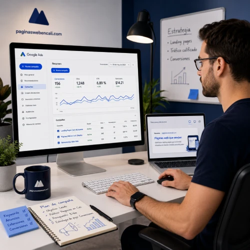 landing pages en cali para campañas de publicidad en google y meta
